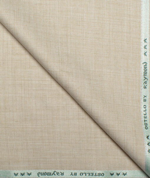 Raymond  Self Design Poly Viscose Suiting Fabric (Beige)