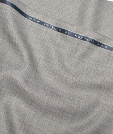 Raymond  Self Design Poly Viscose Suiting Fabric (Light Grey)