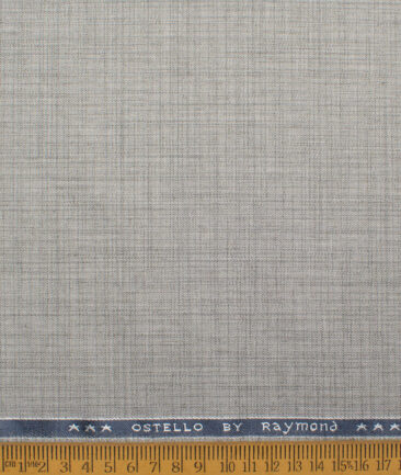 Raymond  Self Design Poly Viscose Suiting Fabric (Light Grey)