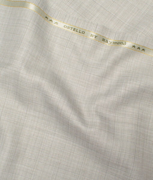 Raymond  Self Design Poly Viscose Suiting Fabric (Pistachios Grey)