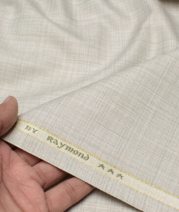 Raymond  Self Design Poly Viscose Suiting Fabric (Pistachios Grey)