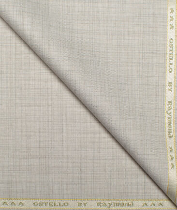 Raymond  Self Design Poly Viscose Suiting Fabric (Pistachios Grey)