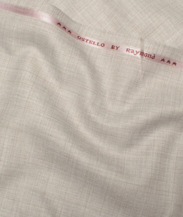 Raymond  Self Design Poly Viscose Suiting Fabric (Almond Beige)