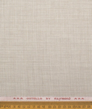 Raymond  Self Design Poly Viscose Suiting Fabric (Almond Beige)