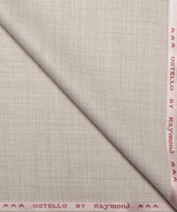 Raymond  Self Design Poly Viscose Suiting Fabric (Almond Beige)