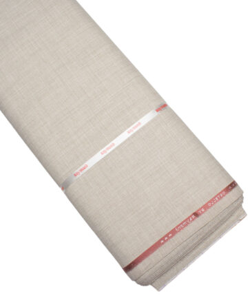 Raymond  Self Design Poly Viscose Suiting Fabric (Almond Beige)