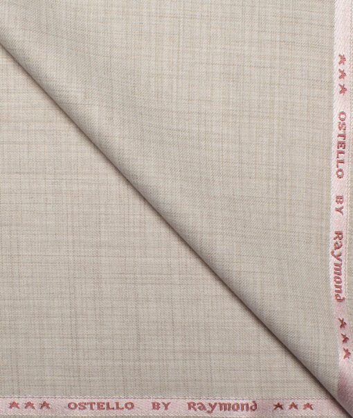 Raymond  Self Design Poly Viscose Suiting Fabric (Almond Beige)