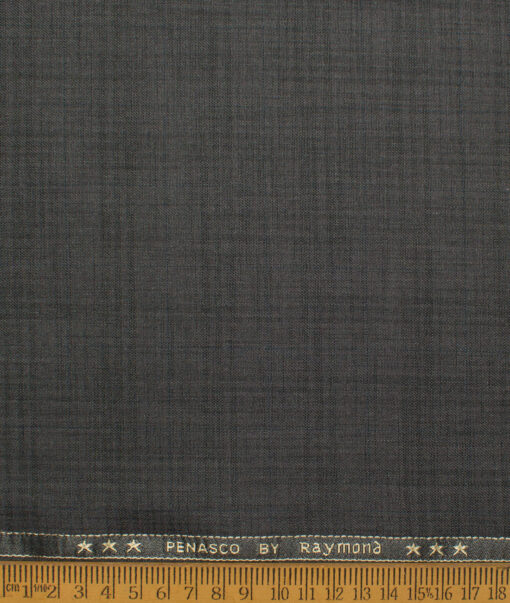 Raymond  Self Design Poly Viscose Suiting Fabric (Dark Grey)