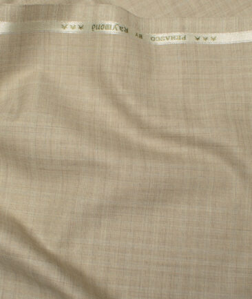 Raymond  Self Design Poly Viscose Suiting Fabric (Sorrel Brown)