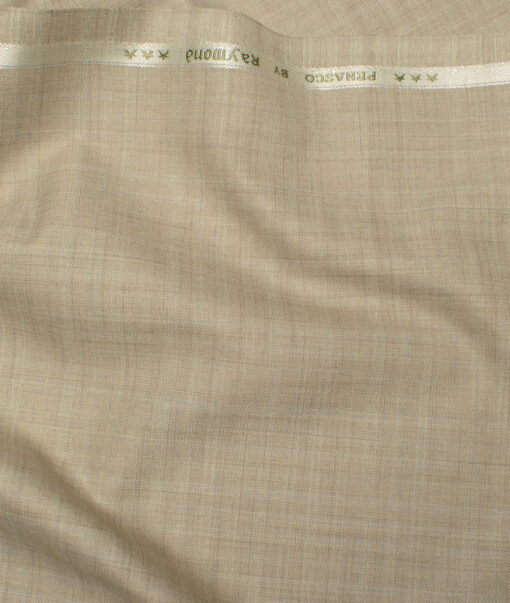 Raymond  Self Design Poly Viscose Suiting Fabric (Sorrel Brown)