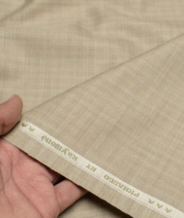 Raymond  Self Design Poly Viscose Suiting Fabric (Sorrel Brown)