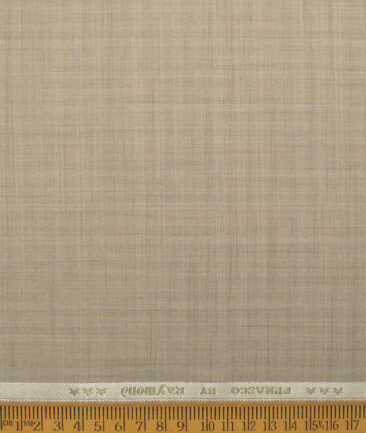 Raymond  Self Design Poly Viscose Suiting Fabric (Sorrel Brown)