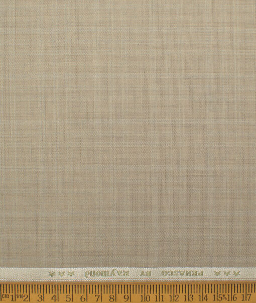 Raymond  Self Design Poly Viscose Suiting Fabric (Sorrel Brown)