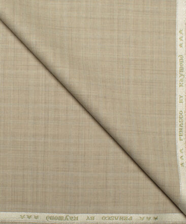 Raymond  Self Design Poly Viscose Suiting Fabric (Sorrel Brown)