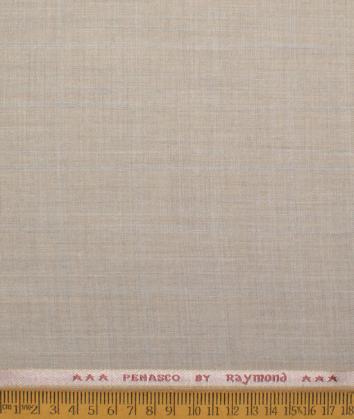 Raymond  Self Design Poly Viscose Suiting Fabric (Almond Beige)