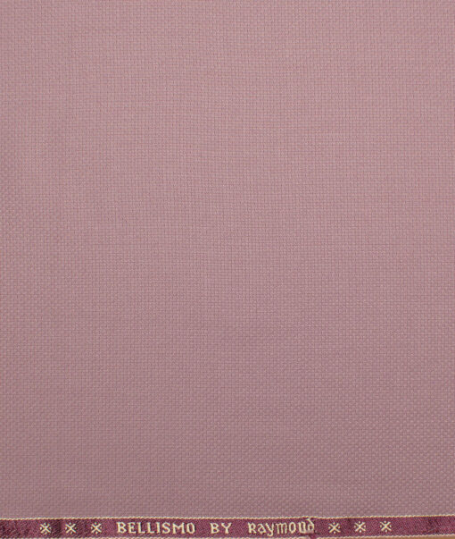 Raymond  Structured Poly Viscose Suiting Fabric (Flamingo Pink)
