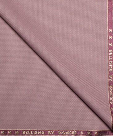 Raymond  Structured Poly Viscose Suiting Fabric (Flamingo Pink)