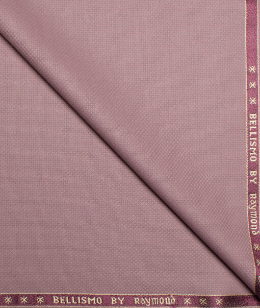 Raymond  Structured Poly Viscose Suiting Fabric (Flamingo Pink)