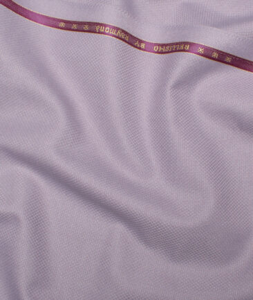 Raymond  Structured Poly Viscose Suiting Fabric (Wisteria Purple)