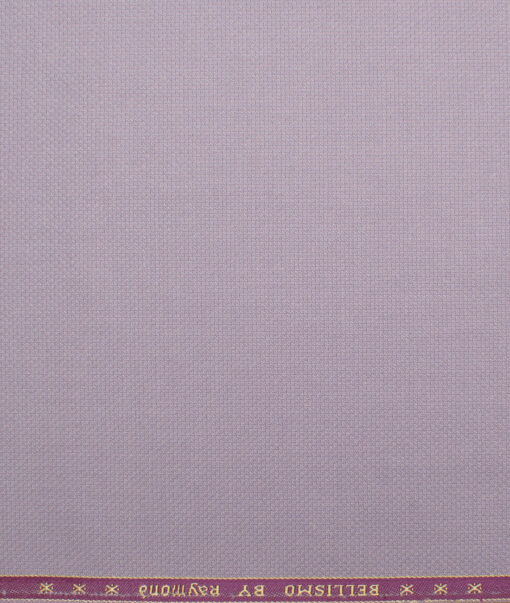 Raymond  Structured Poly Viscose Suiting Fabric (Wisteria Purple)