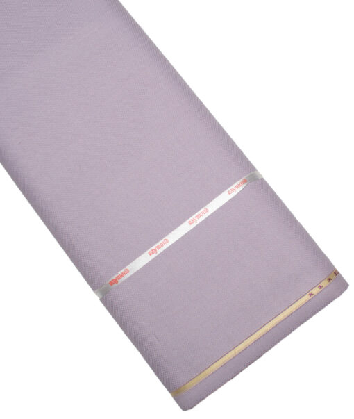 Raymond  Structured Poly Viscose Suiting Fabric (Wisteria Purple)