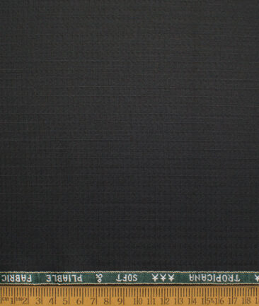 Raymond  Self Design Poly Viscose Suiting Fabric (Black)
