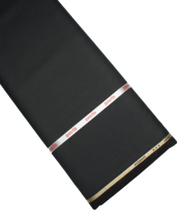Raymond  Solids Poly Viscose Suiting Fabric (Black)