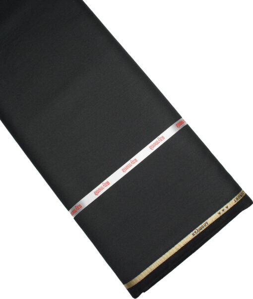 Raymond  Solids Poly Viscose Suiting Fabric (Black)
