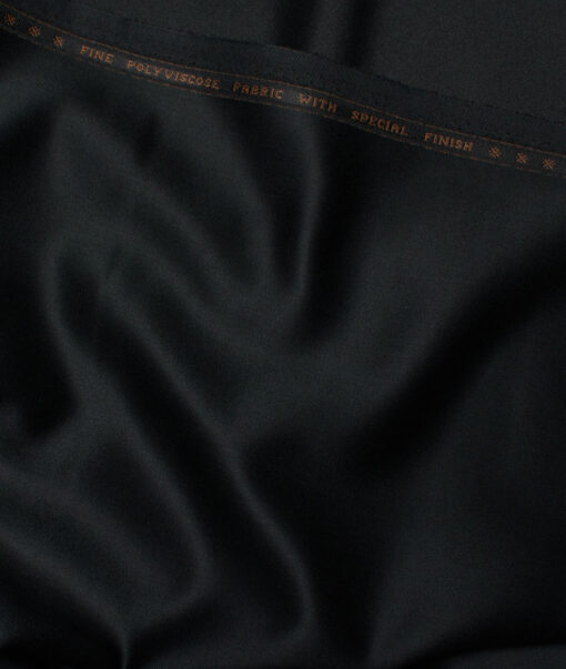 Raymond  Solids Poly Viscose Suiting Fabric (Black)