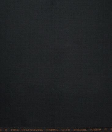 Raymond  Solids Poly Viscose Suiting Fabric (Black)