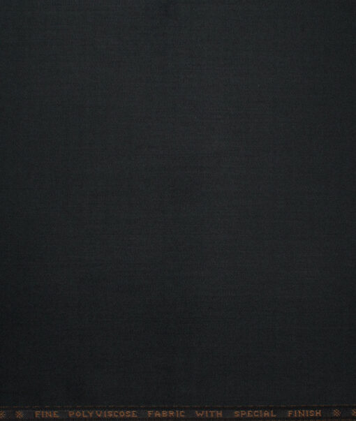 Raymond  Solids Poly Viscose Suiting Fabric (Black)