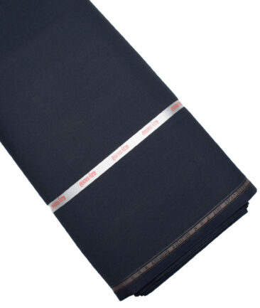 Raymond  Solids Poly Viscose Suiting Fabric (Dark Blue)