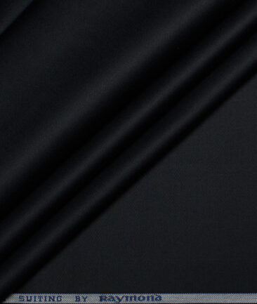 Raymond  Solids Pure Cotton Suiting Fabric (Black)