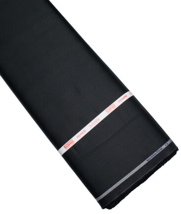 Raymond  Solids Pure Cotton Suiting Fabric (Black)