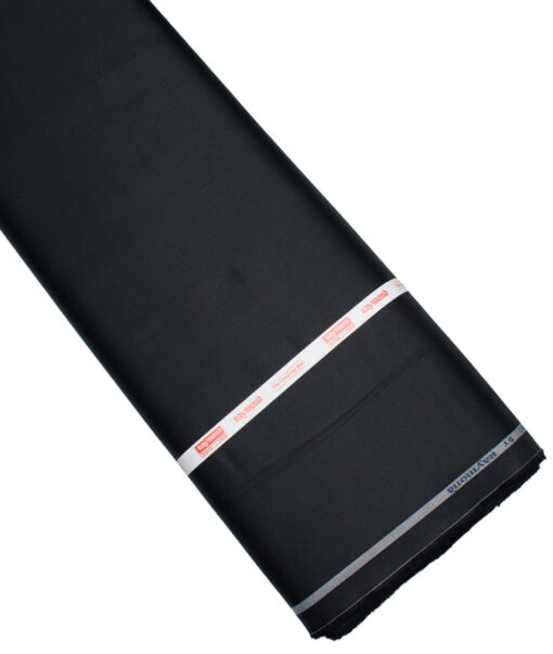 Raymond  Solids Pure Cotton Suiting Fabric (Black)