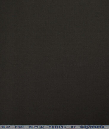 Raymond  Solids Pure Cotton Suiting Fabric (Dark Green)