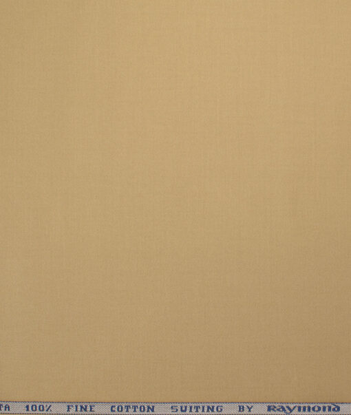 Raymond  Solids Pure Cotton Suiting Fabric (Ginger Brown)