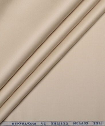 Raymond  Solids Pure Cotton Suiting Fabric (Hampton Beige)