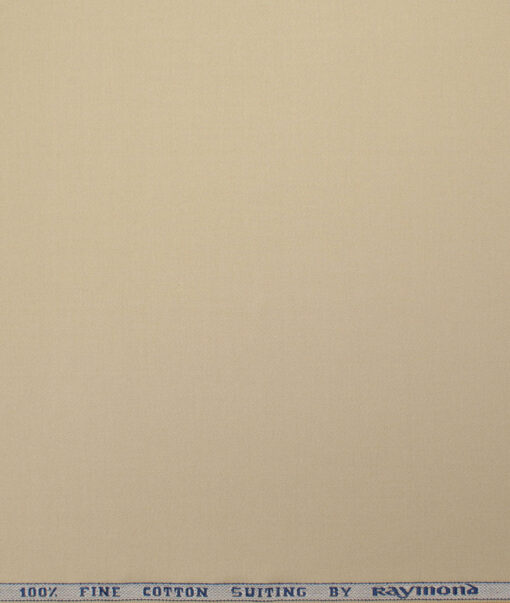 Raymond  Solids Pure Cotton Suiting Fabric (Sand Beige)