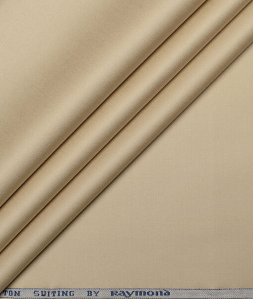 Raymond  Solids Pure Cotton Suiting Fabric (Sand Beige)