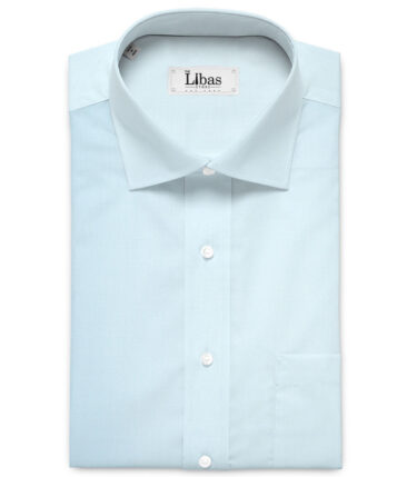 Cadini  Bamboo Structured Shirting Fabric (Arctic Blue)
