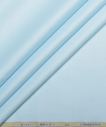 Cadini  Bamboo Structured Shirting Fabric (Arctic Blue)