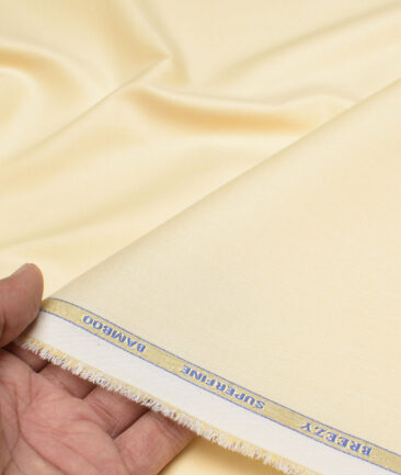 Cadini  Bamboo Structured Shirting Fabric (Peach)