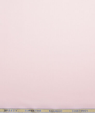 Cadini  Bamboo Structured Shirting Fabric (Pink)
