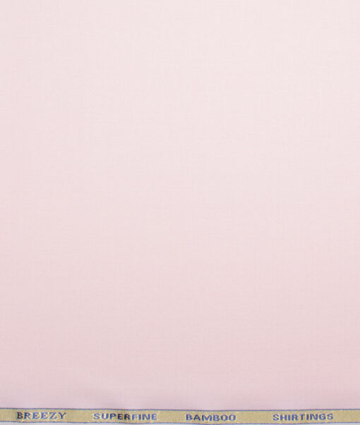 Cadini  Bamboo Structured Shirting Fabric (Pink)