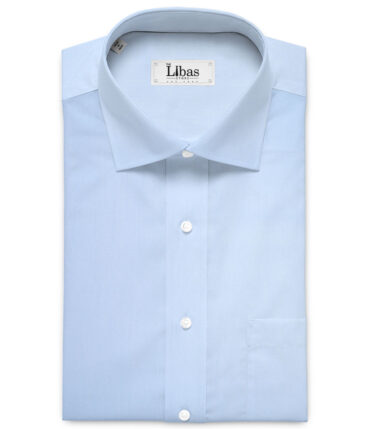 Cadini  Bamboo Solids Shirt or Kurta Fabric (Baby Blue)