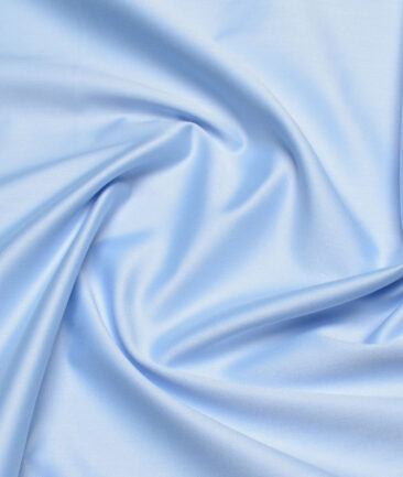 Cadini  Bamboo Solids Shirt or Kurta Fabric (Baby Blue)