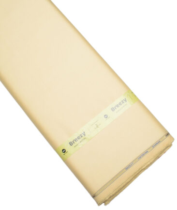 Cadini  Bamboo Solids Shirt or Kurta Fabric (Marzipan Yellow)