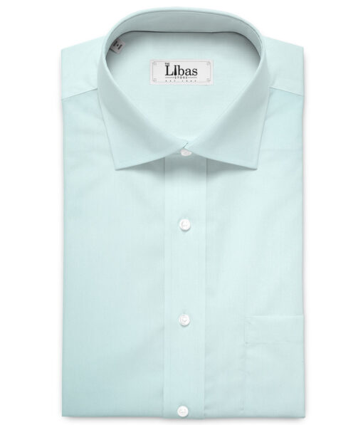 Cadini  Bamboo Solids Shirt or Kurta Fabric (Pale Turquoise Green)