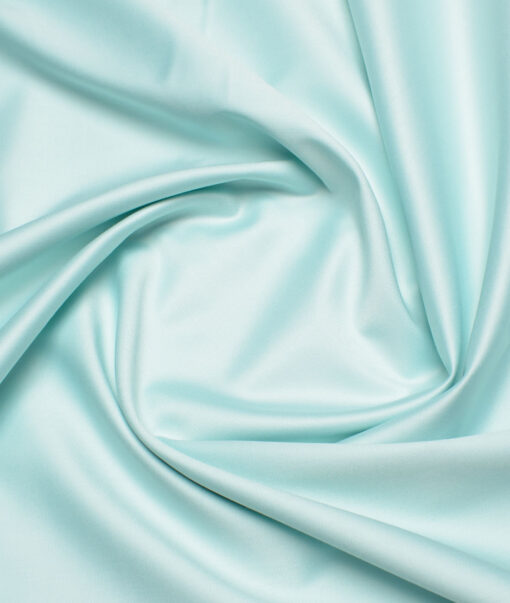Cadini  Bamboo Solids Shirt or Kurta Fabric (Pale Turquoise Green)